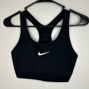 Nike Dri-Fit Compression Sports Bra Medium - Black